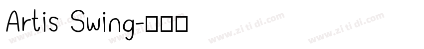 Artis Swing字体转换